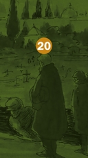 Frère Menotti et Armando Perotti en visite au cimetière (1912) et Armando Perotti mourant (mai 1924)