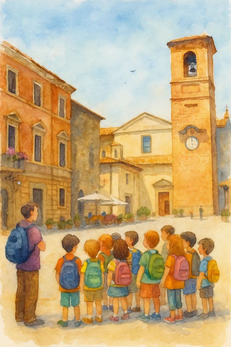 Little Explorers in Bettona: A Village of a Thousand Storie