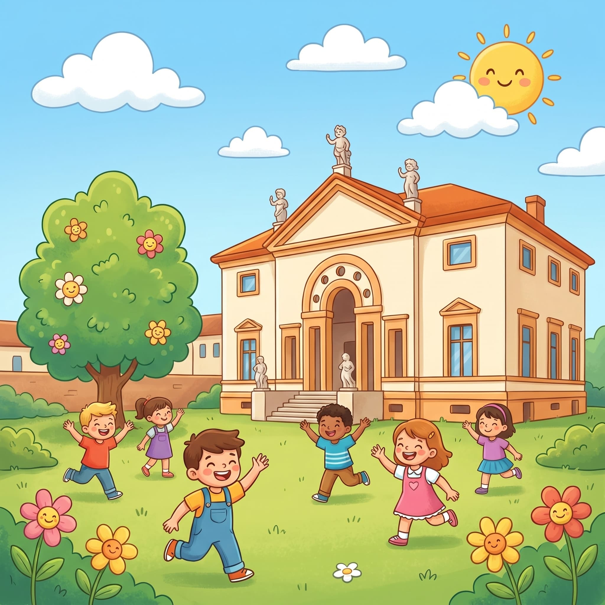 Villa Pojana - percorso di visita per bambini