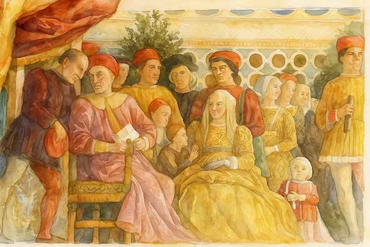 Entdeckung der Familie Gonzaga in Mantua