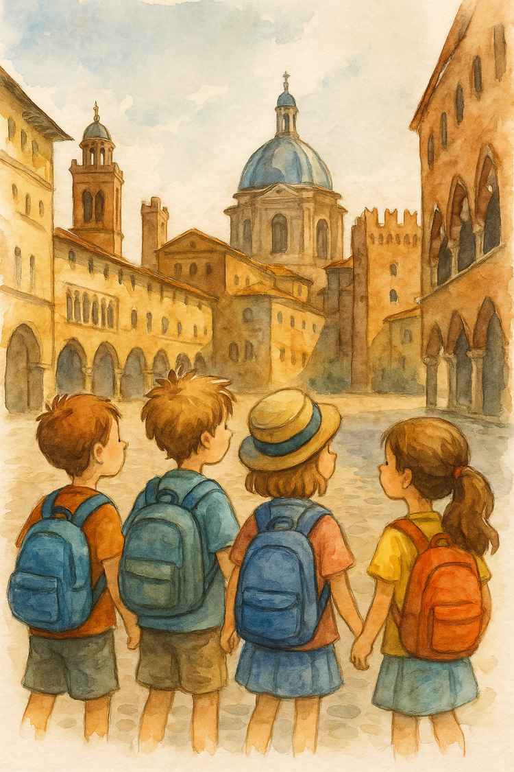 Promenade dans le centre historique de Mantoue