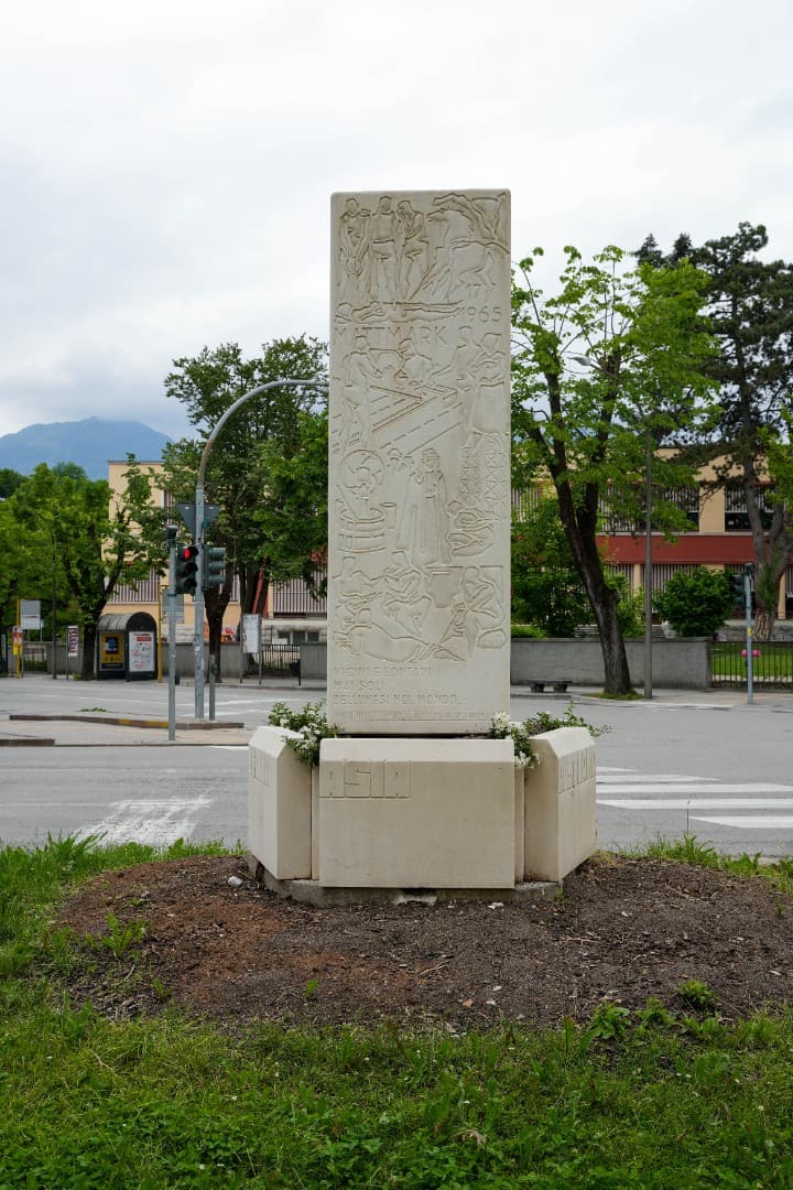 Cesare Battisti Square - Works by Franco Fiabane