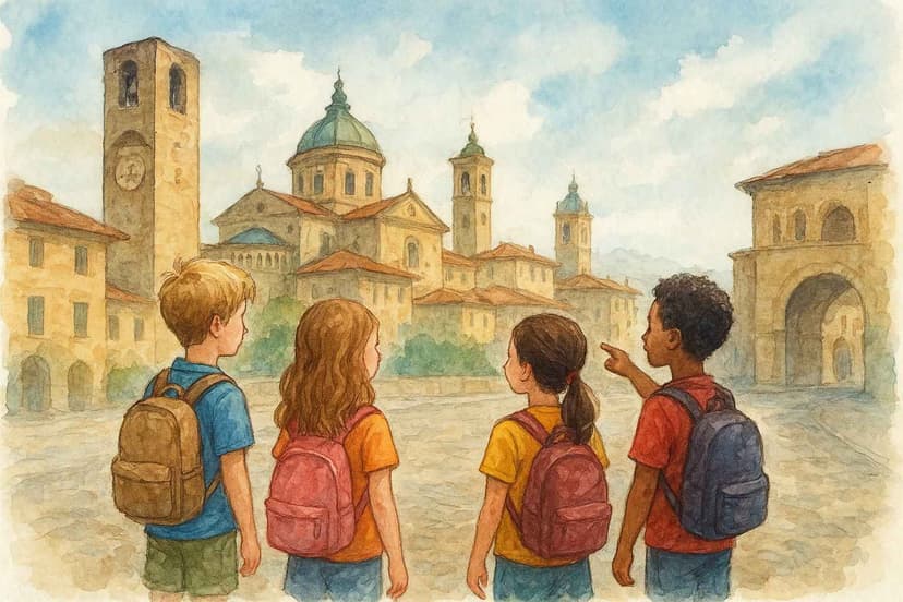 Bergamo per bambini: un'avventura tra castelli, torri e tesori nascosti (adattato)